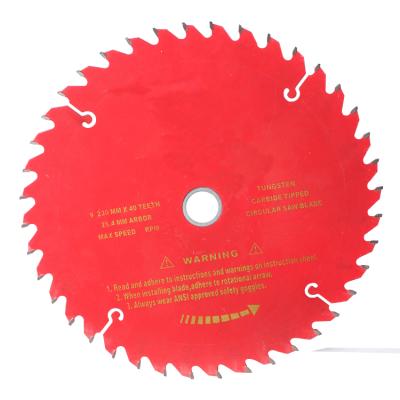 China Wood Kleber Red Color Tungsten Carbide Tipped CTT Circular Band Saw Blade For Woodworking for sale