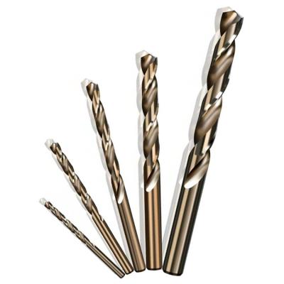 China Stainless Steel and Metal Drilling Fully Ground DIN 338 135 Degree Split Point Shank HSS M35 Cobalt Straight Twist Drill Bit for Stainless Steel and Metal Drilling for sale