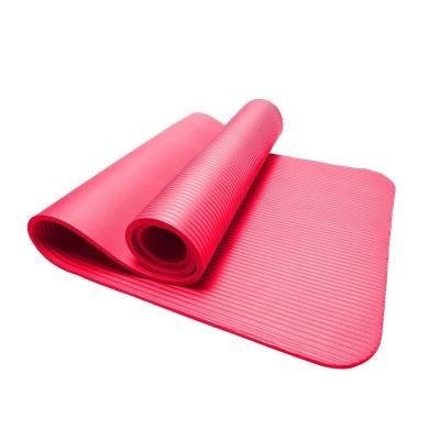 China Non Slip Yoga Mat Foldable 10mm NBR Custom Yoga Mat Multi-Function Exercise Eco-Friendly SlipWear-Resistant Eco-Friendly Fitness for sale