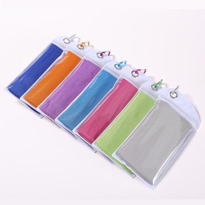 China Custom Logo Outdoor Fitness Cooling Face Towel Sports QUICK DRY LUXURY Cooling Towel for sale