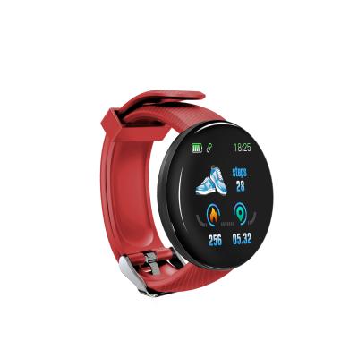 China D18 Touch Screen Round Bracelet Smart Waterproof IP65 Touch Sports Watch Android Smart Watch for sale