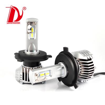 China Aircraft grade aluminum shell car conversion kit 9006 hb4 socket led headlight bulb for motorcycles and cars H4 H7 H15 clip led headlights for sale