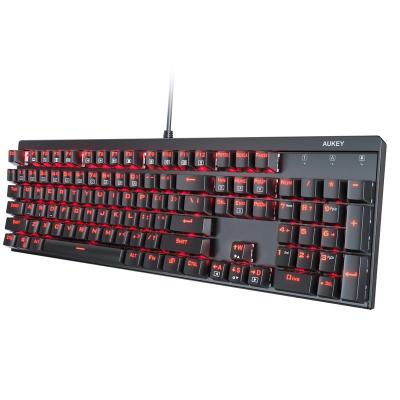 China Anti-ghosting Europe Warehouse Low Price High Quality Red Switches 104key Mechanical Keyboard Durable And Water Resistant for sale