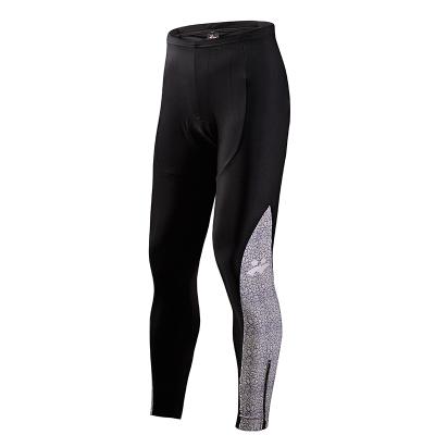 China Breathable Custom Sublimated Long Black Plus Size Mountain Bike Sports Padded Pants for sale