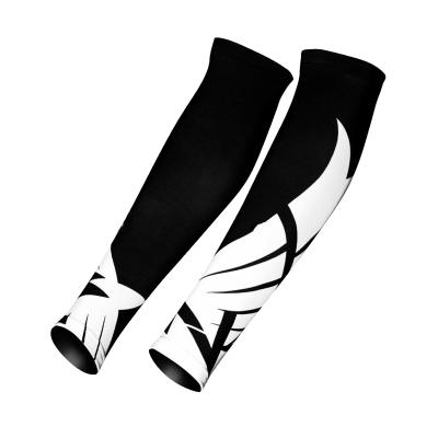 China CAWANFLY Antibacterial Custom Sublimation Arm Sleeves Sports Cycling Arm Warmers for sale