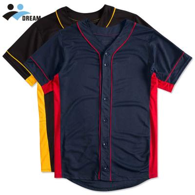 China Antibacterial button down baseball tank top wholesale baseball tank tops white baseball tank tops for sale