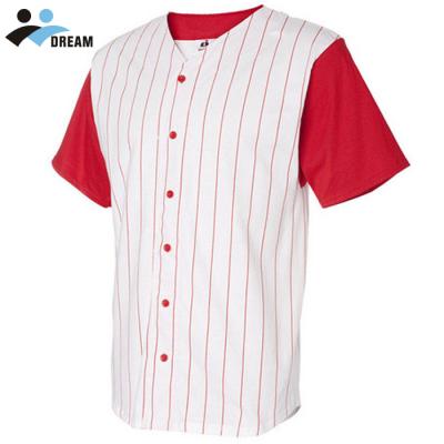 China 100% Polyester Antibacterial Custom Sublimation Youth Baseball Tank Tops for sale