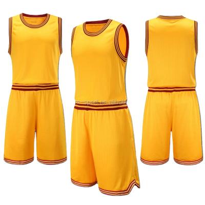 China High Quality Mens Basketball Tank Tops Antibacterial With Custom Logo Basketball Uniform for sale