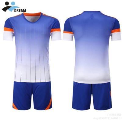 China 100% Polyester Youth Soccer Jerseys Sets Wholesale Football Sport Wear for sale