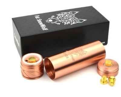 China newest design fat snowwolf mod copper fat snow wolf mod RDA atomizer fat snowwolf mod for sale