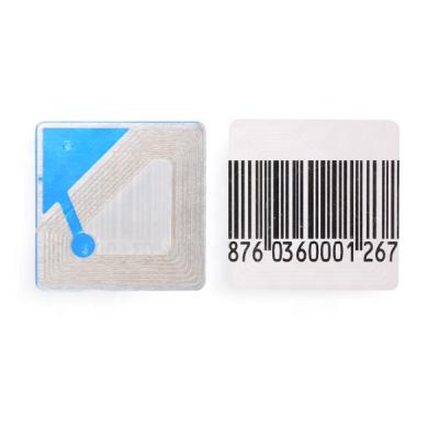 China EAS rf anti-theft label with sticker/tag/sticker anti-theft alarm barcode security label rf customizable keys identification for sale