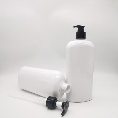 China Factory 750ml Cosmetic Goods Outlet Cosmetic Shampoo Bath Gel Soap Custom Plastic Bottle for sale