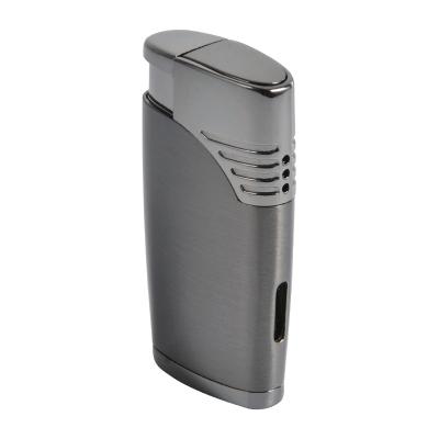 China Wholesale Two Flame Custom Flames Premium Torch Cigar Lighter With Punch for sale