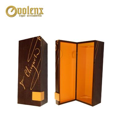 China Biodegradable Luxury Whiskey Box Wooden Manufacturer for sale