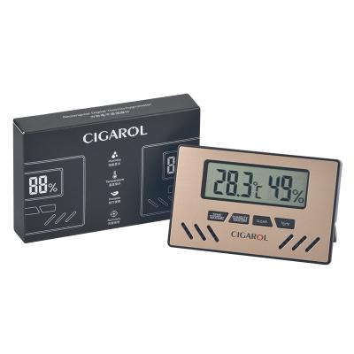 China Wholesale Luxury Digital Hygrometer Thermometer Cigar Hygrometer New Arrival Factory Direct Design for sale