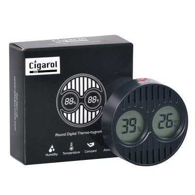 China Traditional Wholesale Electronic Digital Cigar Hygrometer Thermometer For Cigar Humidor for sale