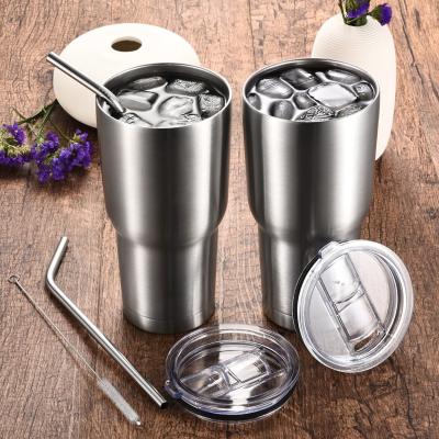 China Business 30oz Insulated Tumbler Stainless Steel Car Ice Cup Double Wall Vacuum Insulation Water Travel Mug With Lid for sale