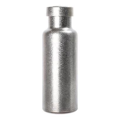 China FEIJIAN Viable Sport Titanium Water Bottle With Diamond Surface 500ml Pure Titanium Vacuum Luxury Ultralight Bactericidal For GYM/Gift for sale