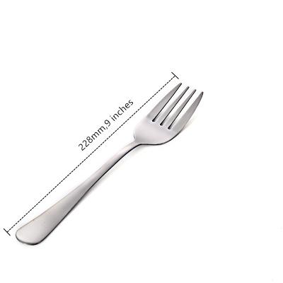 China Sustainable Wholesale Hotel Metal Large Stainless Steel Serving Fork for sale