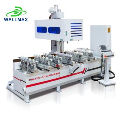 China MSK3722-5Ax3 Hotels Wood Chisel Slotting Machine Chisel Mortising Machine With Drill for sale