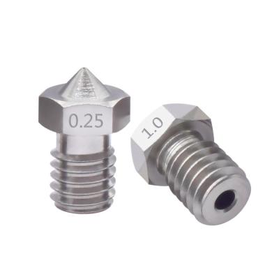 China GIULY E-3D V6 Stainless Steel Nozzle 0.4mm Stainless Steel Nozzle For E-3D V6 Filament Stainless Steel 1.75 Nozzles for sale