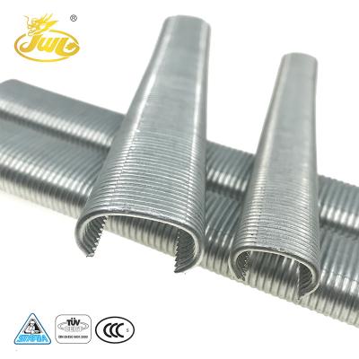 China Hot Selling Product Galvanized Silver Standard C-Ring Galvanized Wire Mattress Staples for sale