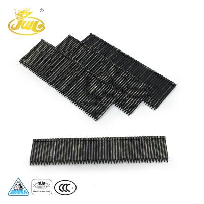 China OEM Flat Silver Black Galvanized Industry 14GA Brad Nails Upholstery Nail Heads for sale