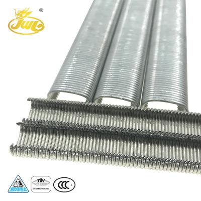 China Hot Sale Product Good Price Silver Standard Galvanized C-Ring Mattress Galvanized Wire Staples for sale