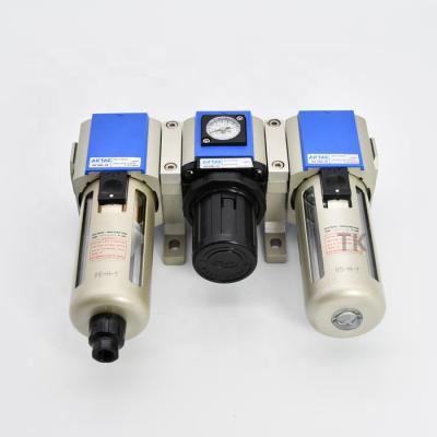 China Machinery Repair Shop AirTAC Prep Unit GFC Series GFC300-10-AF-1 Series Filter Regulator Lubricator FRL Pneumatic Combination for sale