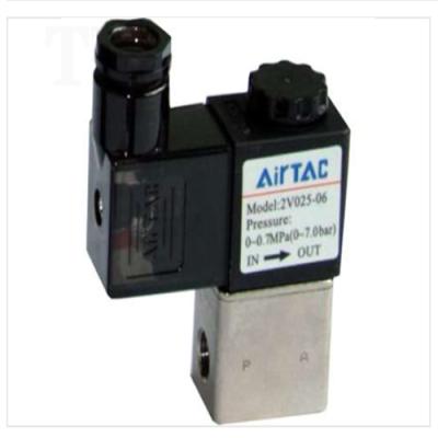 China Machinery Repair Shops 2/2 Way AirTAC 2V Fluid Control Pressure Valve for sale