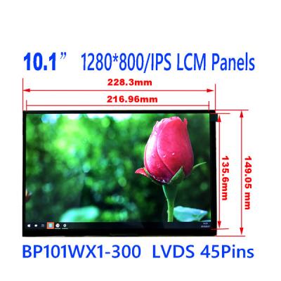 China BOE 10.1 Inch LCD Screen 45 PIN BP101WX1-300 RGB 1280x800 WXGA 149PPI en venta