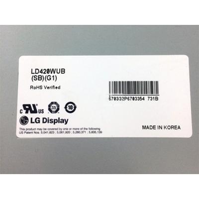 中国 新しいLcdのビデオ壁LD420WUB-SBG1 1920年（RGB） ×1080 FHD 52PPI 販売のため