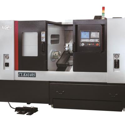 China Construction Material Stores Slantt Embed CNC Lathe CLK6140S Accuracy Type - 2 AXIS for sale