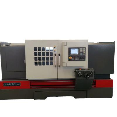 China Building Material Stores Flat Bed CNC Turn CLK6156 Economic Type - 2 SPINDLE for sale