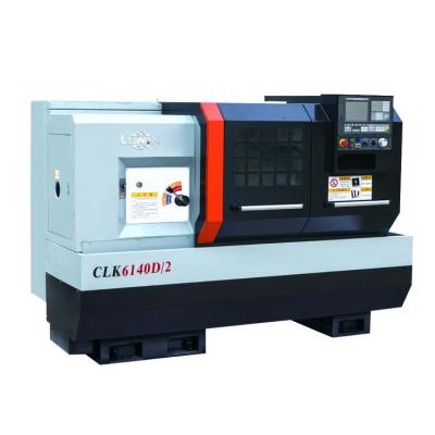 China Building Material Shops FACTORY PRICE Flat Bed CNC Turn CLK6140D/2 Economical Type - 2 AXIS for sale