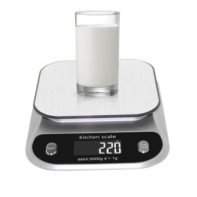 China Sizes Clear and Loud Voice Talking Kitchen Scale for Food Multi Function Measurements in Grams and Ounces LCD Visual and Voice Display Scale for sale