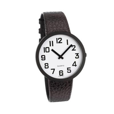 China Not Specified Mens Easy To See Big Number Watch Band Bold White Dial For Blind People Or Visually Impaired Person Or Elderly People for sale