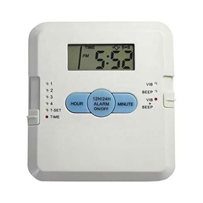 China High Quality 4 Alarm Pocket Pill Box Timer - Vibrates and/or Beeps HE-112 for sale