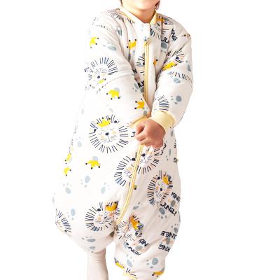 China Cozy Baby Clothes Factory Direct 100% Cotton Jersey Zipper Sleeping Bag Wholesale Baby Sleep Sack Newborn Long Sleeve Knit Baby Sleeping Bag for sale