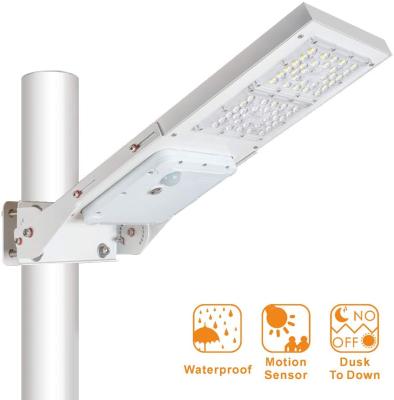 China ROAD 15W 30W Outdoor Solar LED Street Light All In One Unborn Security IP65 6000K Waterproof White Solar Motion Sensor Light Dusk for sale