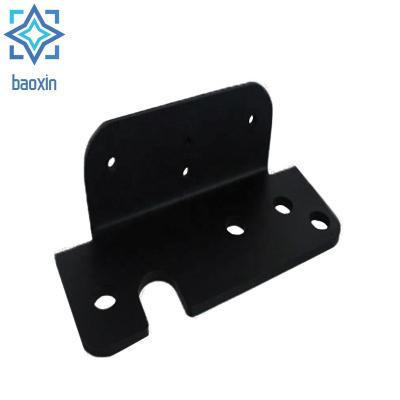 China Competitive Price Small Aluminum Bending Parts With Black Anodized /Powder Coating Sheet Metal Laser Cutting Services BX for sale