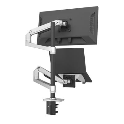 China Modular Design Monitor Arms Vending Lift Multi-screen Arm Notebook Holder Notebook Stand Monitor Rotating Stand Mount for sale