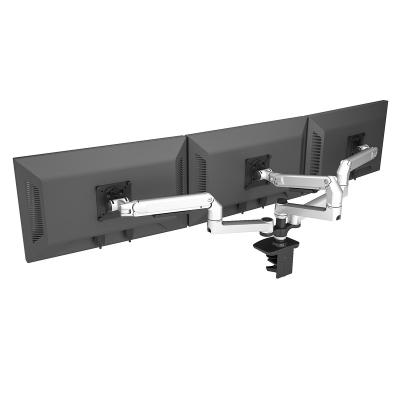 China Universal Easy Installation Multi Monitor Holder Arm Computer Mount Rotate Freely Left and Right with 10 Years Warranty for sale