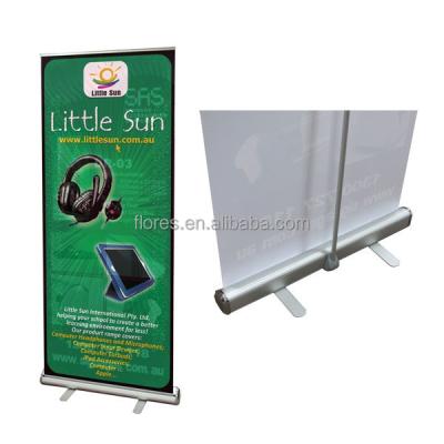 China Cheap Economic Indoor Outdoor Trade Show/Promotional/Advertising Single Side 85*200cm Aluminum Roll Up Banner Stand for sale