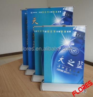 China Advertising and promotion a5 roll up desktop mini banner for sale