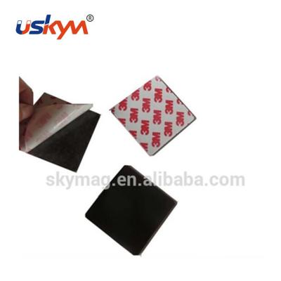 China Industrial Magnet Rubber Soft Magnetic Sheet With 3M Adhesive for sale