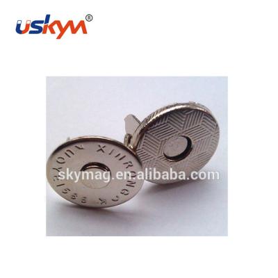 China Industrial Magnet Sewing Magnetic Button For Bag Accessories for sale