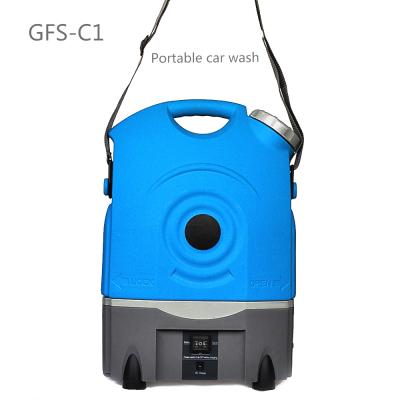 China 12v Portable High Pressure Washer, 6m Hose, Ideal Camping Portable Shower Washer Self Service Performance Car Power with Rechargeable Battery for sale