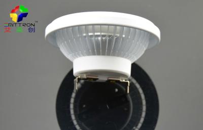 China AC 12V 12W Gu53 LED Spot Light Bulbs For Home , Sliver Anodized LED AR111 Lamp for sale