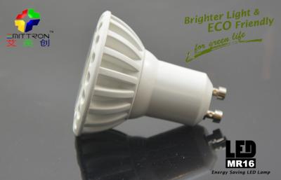 China Plastic 6W GU10 MR16 LED Spot Lighting AC 185V - 265V COB LED Spotlight for sale